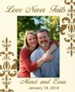 Personalized, Photo Frame, Love Never Fails, 5x7, White
