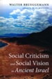 Social Criticism and Social Vision in Ancient Israel [Paperback]