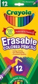 Crayola, Erasable Colored Pencils, 12 Pieces