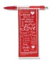 Love Banner Pen, Red