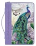 Peacock Bible Cover, X-Large