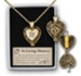 Always In My Heart Memorial Necklace, Gold