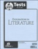 BJU Press Explorations in Literature (Grade 7) Test Answer Key, 4th Edition