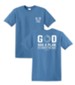 God Has A Plan. It's Worth the Wait Shirt, Blue, Large