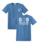 God Has A Plan. It's Worth the Wait Shirt, Blue, Medium