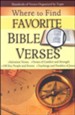 Where to Find Favorite Bible Verses Pamphlet