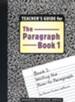 The Paragraph Book 1, Teacher's Guide (Homeschool Edition)