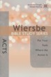 Acts: The Warren Wiersbe Bible Study Series