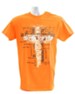 My Father Cares For Me Shirt, Orange, Small