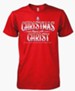 Christmas Begins With Christ, Short Sleeve Tee Shirt, Red, Large