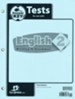 BJU Press English Grade 2 Tests Answer Key (3rd Edition)