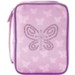 Bedazzled Butterfly Bible Cover, Pink, Medium