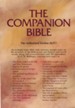 KJV Companion Bible, genuine leather, black