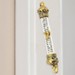 Gold Plated Mezuzah and Scroll