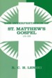 Interpretation of St. Matthew's Gospel, Chapters 15-28, Vol. 2