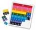 Rainbow Fraction Tiles with Tray