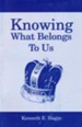 Knowing What Belongs to Us