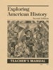 Exploring American History 2nd Edition Teacher's Manual, Grade 5