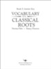 Vocabulary from Classical Roots Book E Answer Key Only  (Homeschool Edition)