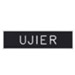 Insignia de ujier  (Usher Badge, Spanish)
