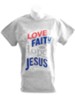 Love Jesus Shirt, Gray, Large