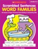 Scrambled Sentences: Word Families: 40 Hands-on Pages That Boost Early Reading & Handwriting Skills
