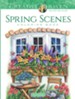 Spring Scenes Coloring Book