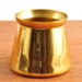 Brass Candle Follower, 3 In.