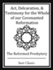 Act, Declaration, & Testimony for the Whole of our Covenanted Reformation - eBook