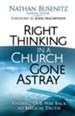 Right Thinking in a Church Gone Astray: Finding Our Way Back to Biblical Truth - eBook