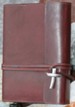 Leather Wrap Bible Cover, Burgundy, Large