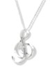 Amazing Grace G Clef--Sterling Silver Pendant
