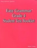 Easy Grammar Grade 4 Test Book