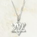Yeshua Star of David, Sterling Silver Pendant