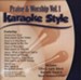 Praise & Worship, Vol. 1, Karaoke CD