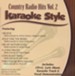 Country Radio Hits Volume 2, Karaoke Style CD