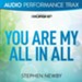 You Are My All In All [Audio Performance Trax] [Music Download]