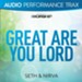 Great Are You Lord [Low Key without Background Vocals] [Music Download]
