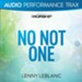 No Not One [High Key Without Background Vocals] [Music Download]