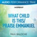 What Child Is This/Praise Emmanuel [Original Key Trax With Background Vocals] [Music Download]