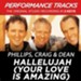 Hallelujah (Your Love Is Amazing) (Key-A-Premiere Performance Plus w/Background Vocals) [Music Download]