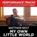 My Own Little World (Medium Key Performance Track With Background Vocals) [Music Download]