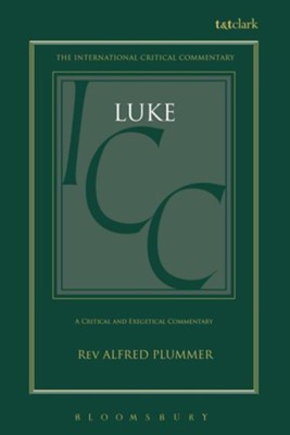 Luke, International Critical Commentary   -     By: Alfred Plummer

