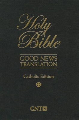 Catholic Bible-Gnt, Imitation Leather, Black, Thumb Index  - 