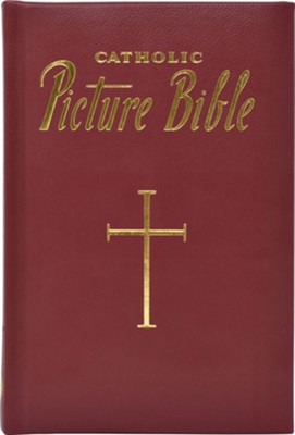 New Catholic Picture Bible, Burgundy Bonded Leather   -     By: Rev. Lawrence Lovasik
