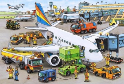 Busy Airport, 35 Piece Puzzle   - 