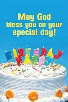 Happy Birthday Postcard (Child Cake), Package of 25  - 