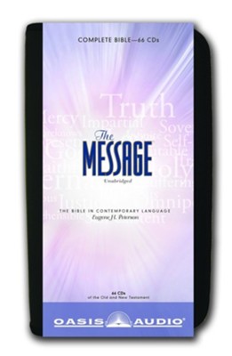 The Message: The Bible in Contemporary Language - Unabridged Audiobook on 66 CDs in a Carrying Case  -     By: Eugene H. Peterson
