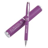 Strong and Courageous Gift Pen, Purple