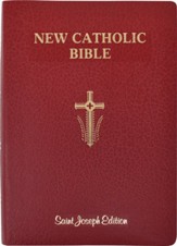 St. Joseph New Catholic Giant-Print Bible Red Imitation Leather